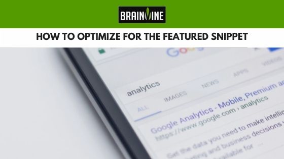 How to Optimize for the Featured Snippet